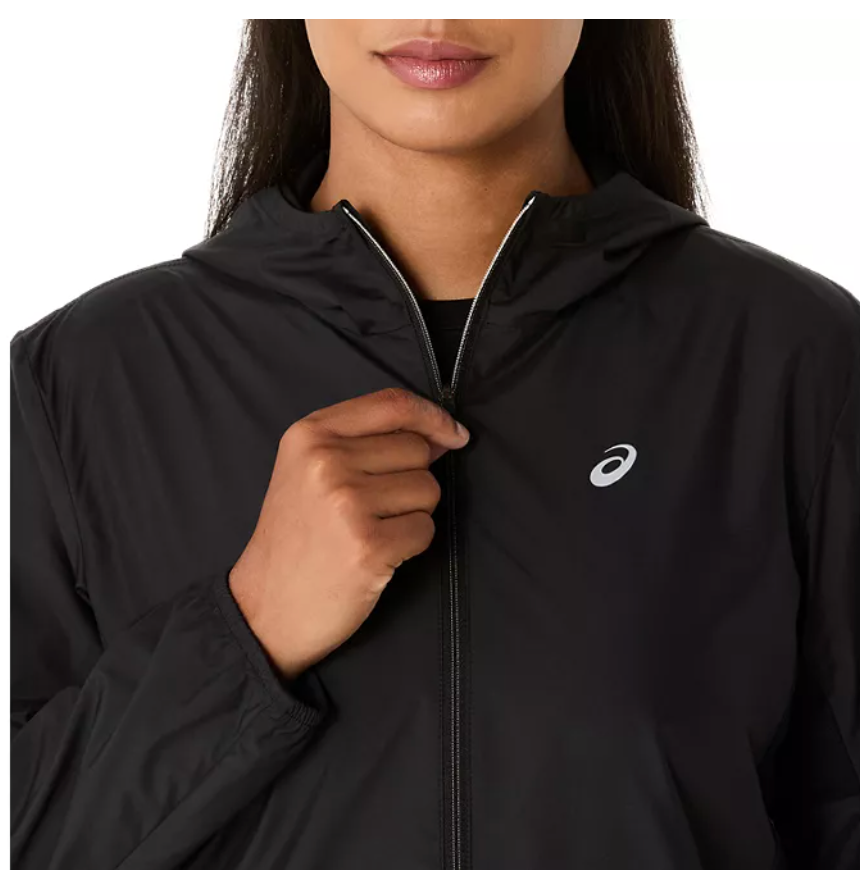 2025 Madison Marathon Official Finisher - ASICS Women's Silver Jacket Black (2012D148) (MM-11)