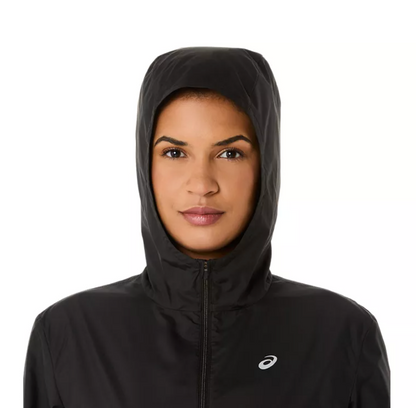 2025 Madison Marathon Official Finisher - ASICS Women's Silver Jacket Black (2012D148) (MM-11)