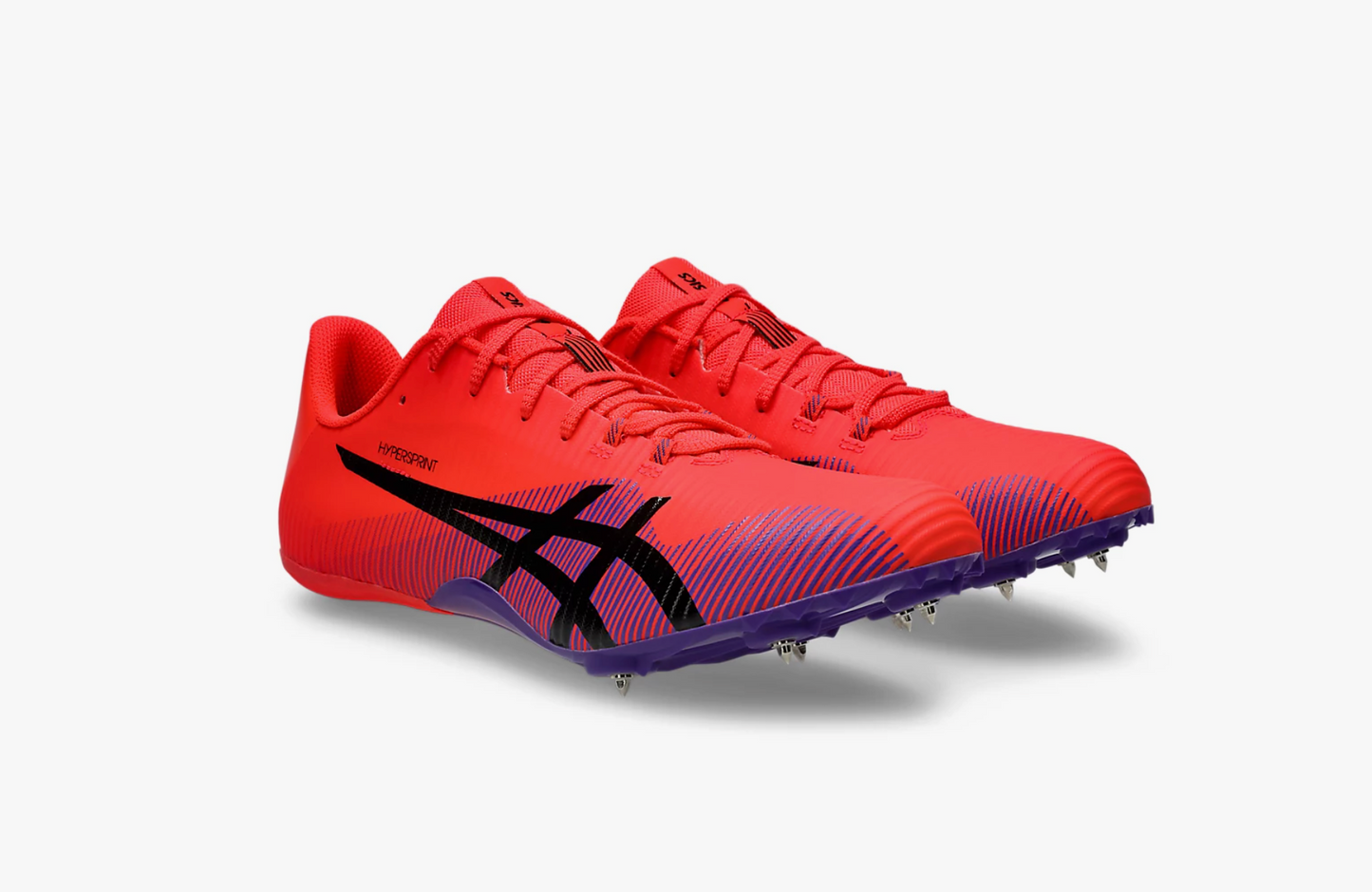 Asics Hypersprint 8 Unisex Sprint Spike - Flash Red/Black - (1093A197-600)