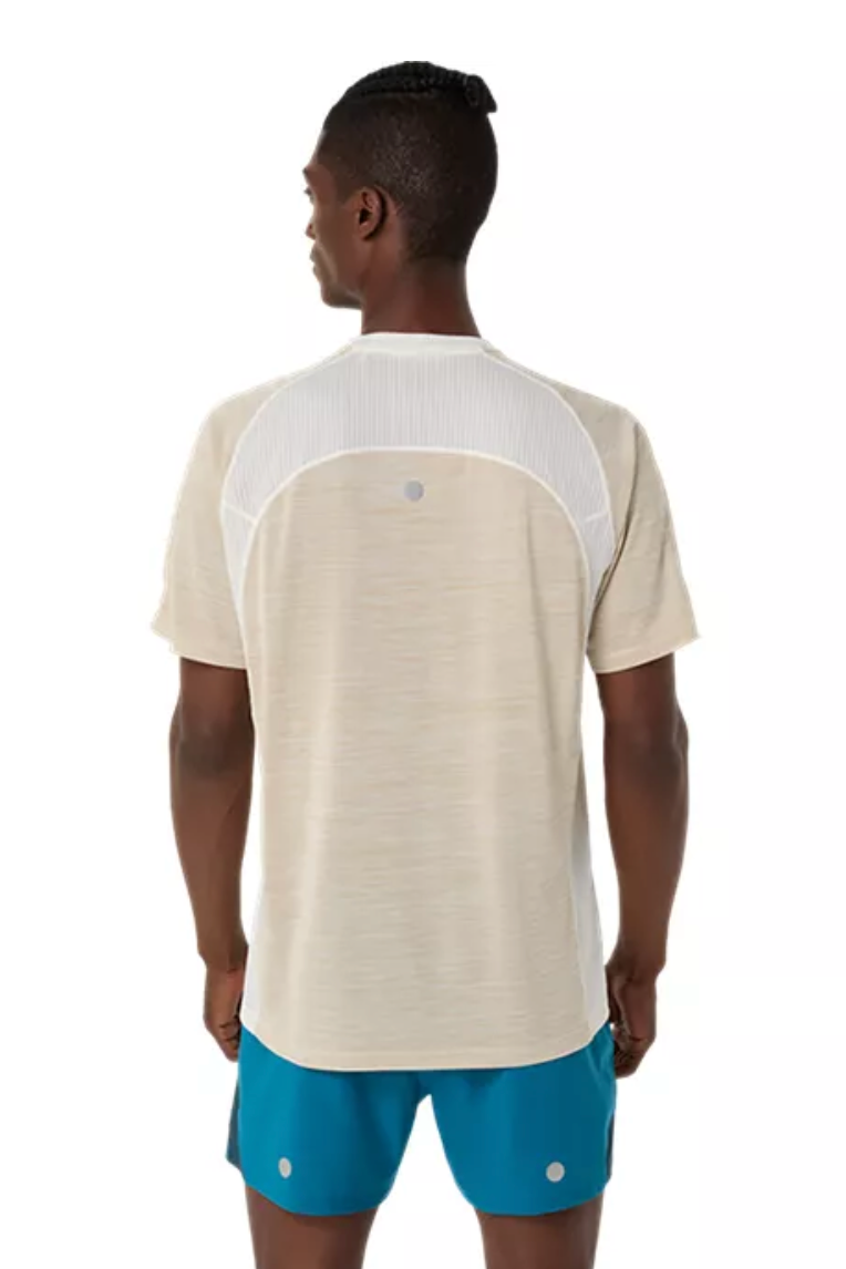 2026 ASICS Los Angeles Marathon FINISHER - ASICS Men's Road SS Top Cream (2011D453) (LA26-32)