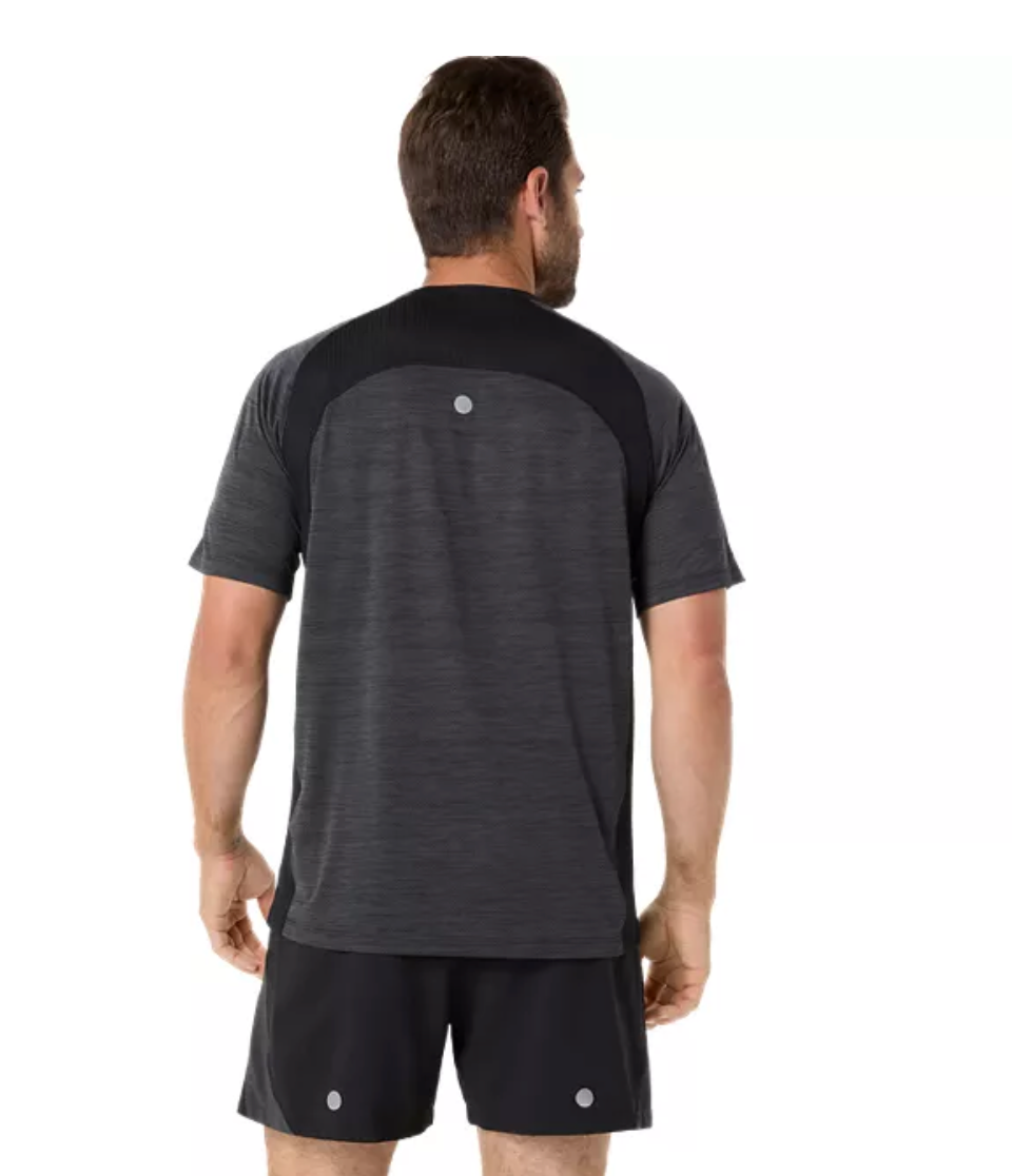 2027 ASICS Los Angeles Marathon-ASICS Men's Road SS Top Black (2011D453)(LA27-02)