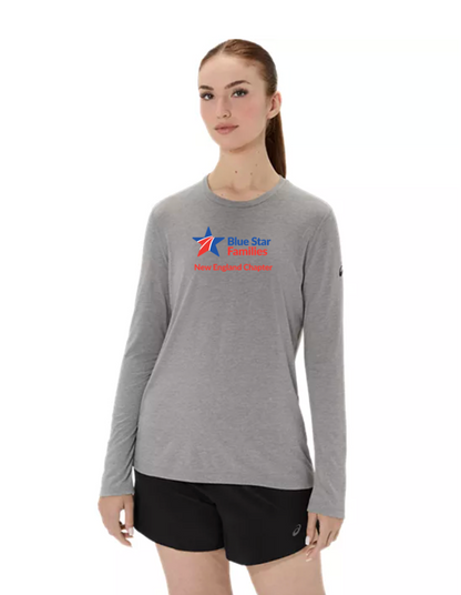 Blue Star Families FRR - ASICS Women's PR Long Sleeve Triblend Tee Grey (2012D305)