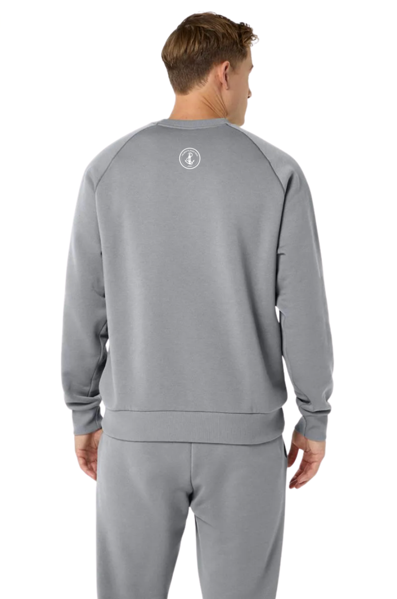 BFREE Wellness, Inc. FRR - ASICS Unisex Fleece Crewneck Sweatshirt Grey Heather (2031F469)