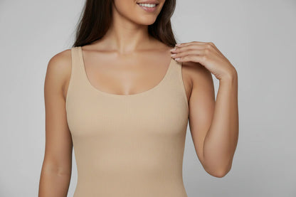 Phia WaveTrim Ribbed Jumpsuit