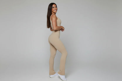 Phia WaveTrim Ribbed Jumpsuit