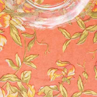 April Cornell – Sweet Pea Tablecloth - Coral