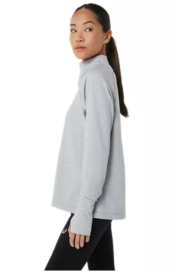ASICS Women's Thermopolis Quarter Zip Light Grey (2012C022-021)