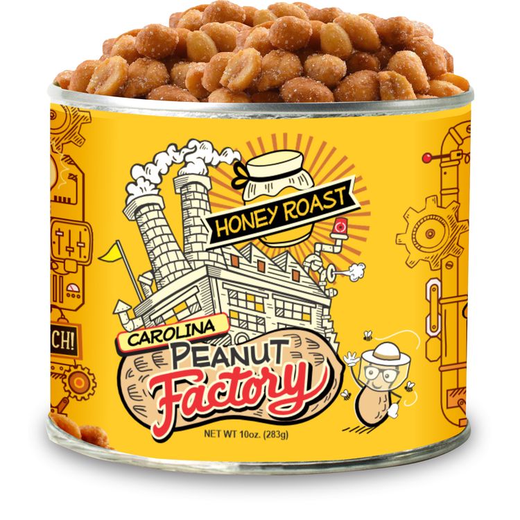 1949 Nut Company CPF Honey Roasted Peanuts - 10 OZ 6 Pack