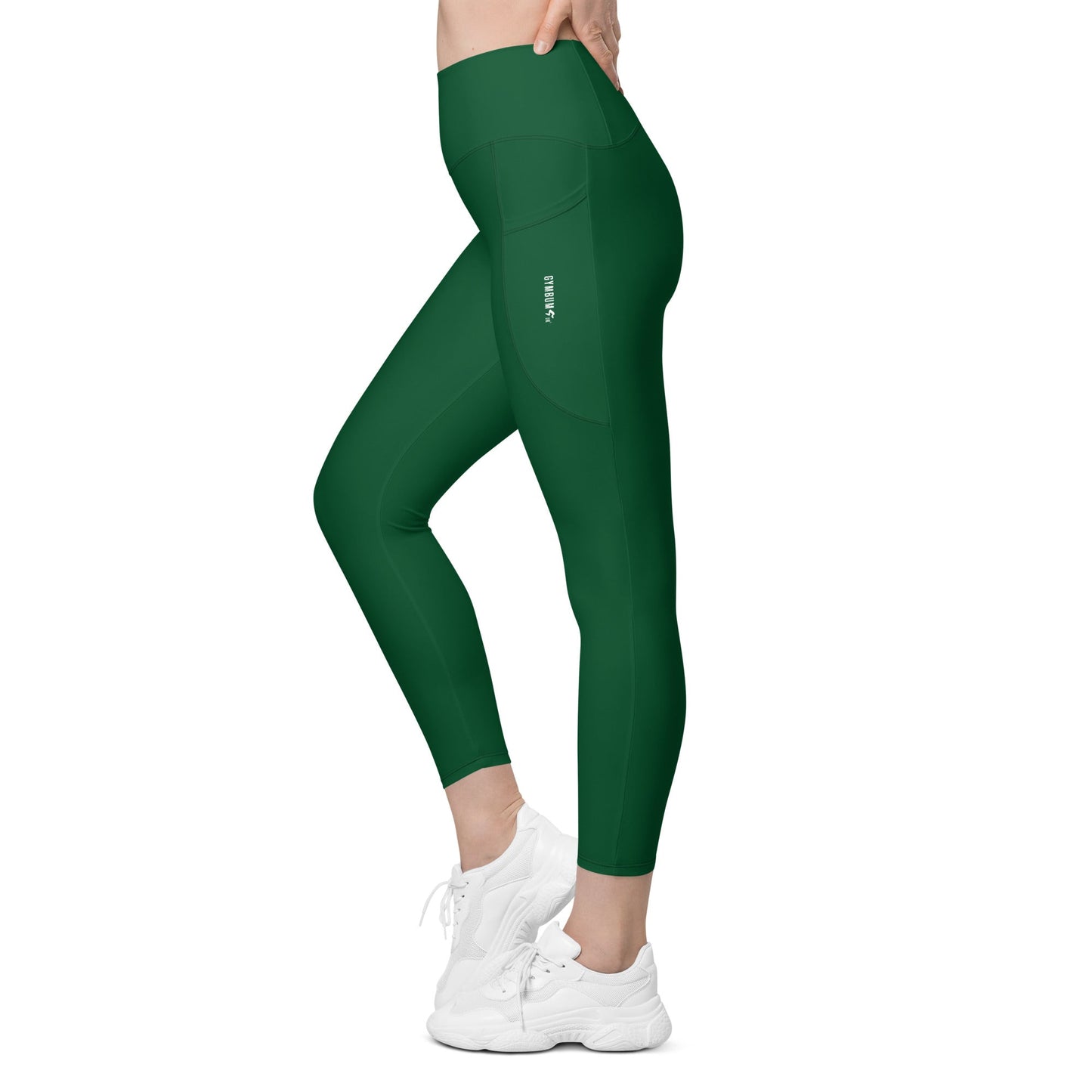 GymBumUK Forest Green Pocket Leggings