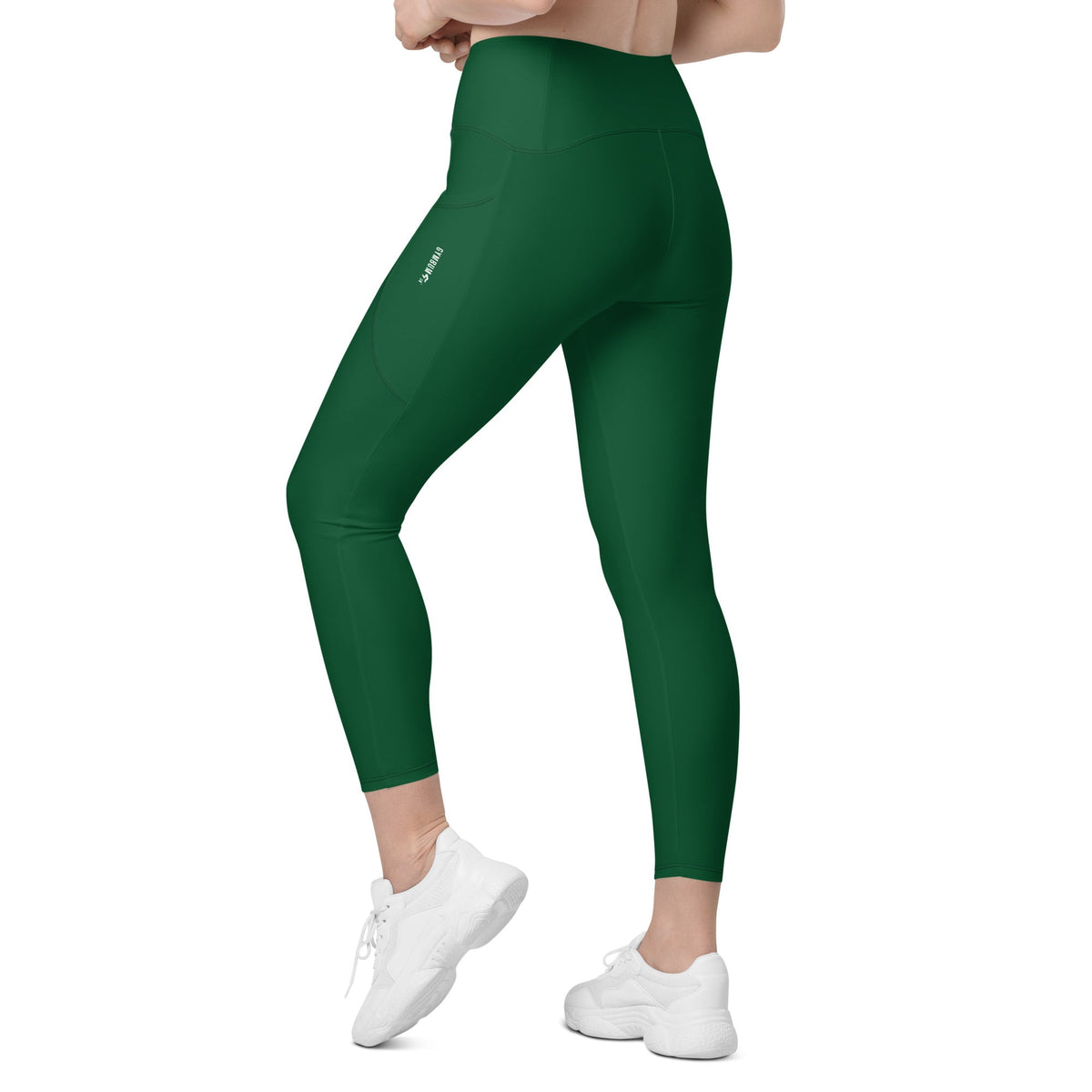 GymBumUK Forest Green Pocket Leggings