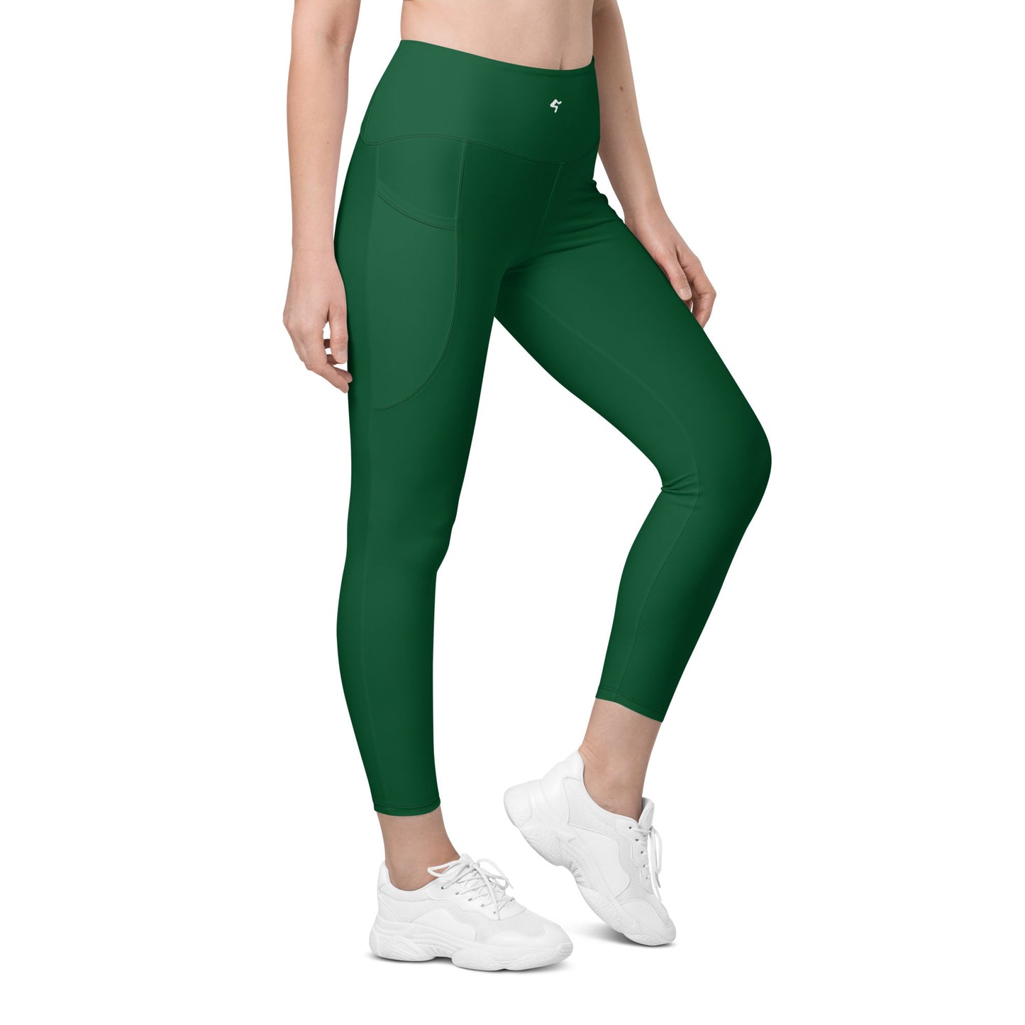 GymBumUK Forest Green Pocket Leggings