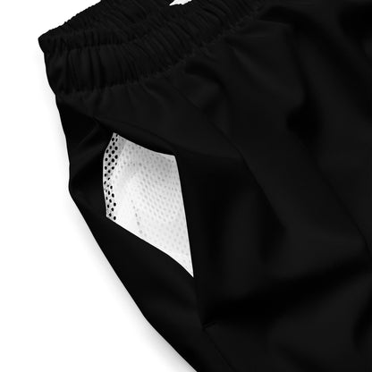 GymBumUK Jet Black Men's Swim Shorts