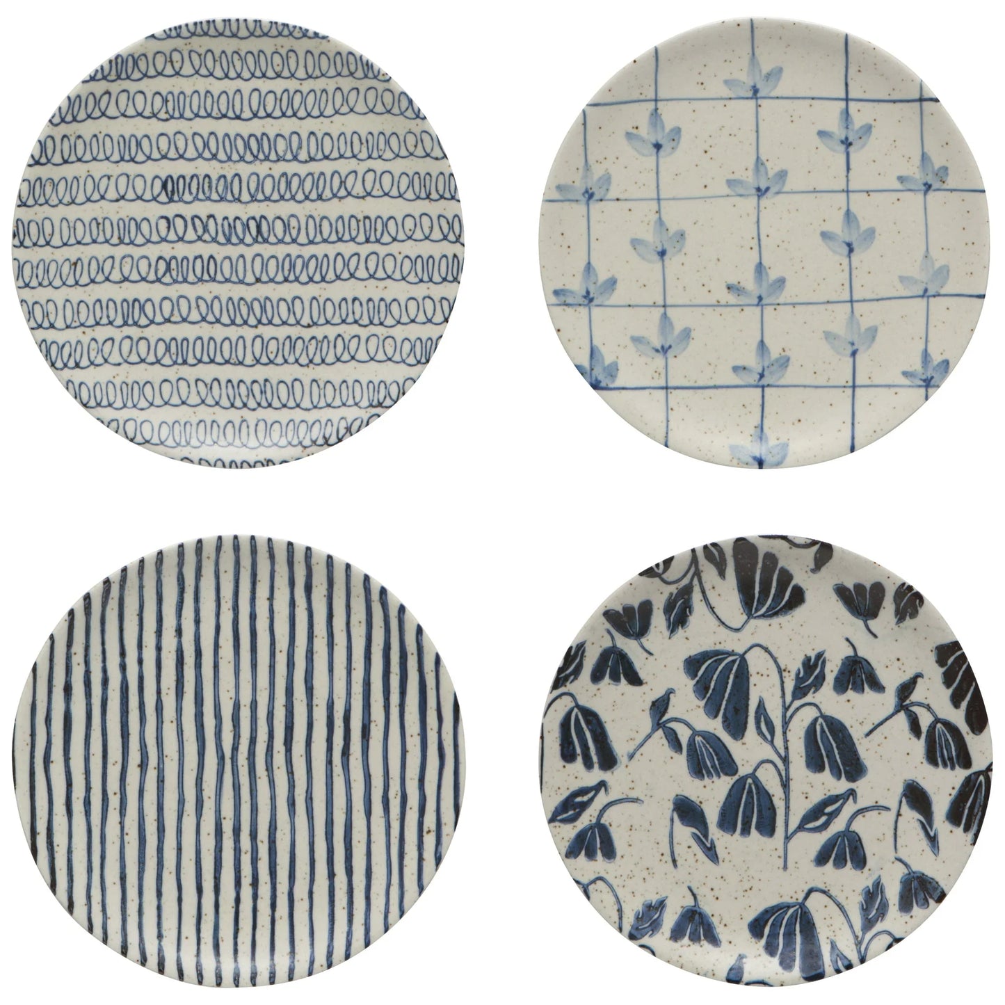 Elements Appetizer Plates Bundle - set of 4