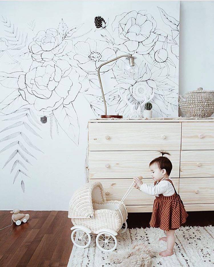 Blooming Garland Mural