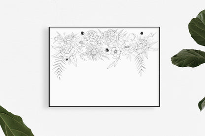 Blooming Garland Mural