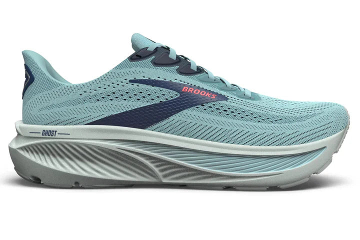 Brooks Women's Ghost 17 - Clearwater/Navy Peony