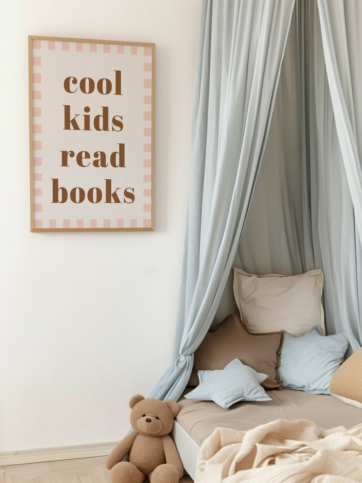 cool kids read books - Checkerboard Edition - Print