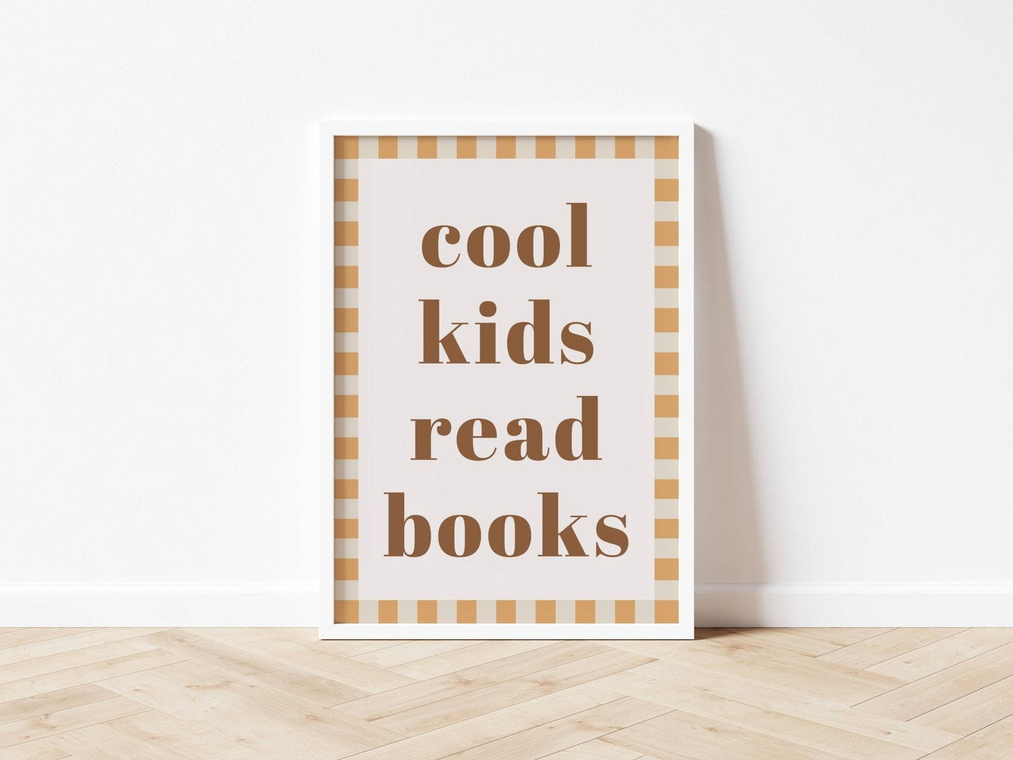 cool kids read books - Checkerboard Edition - Print