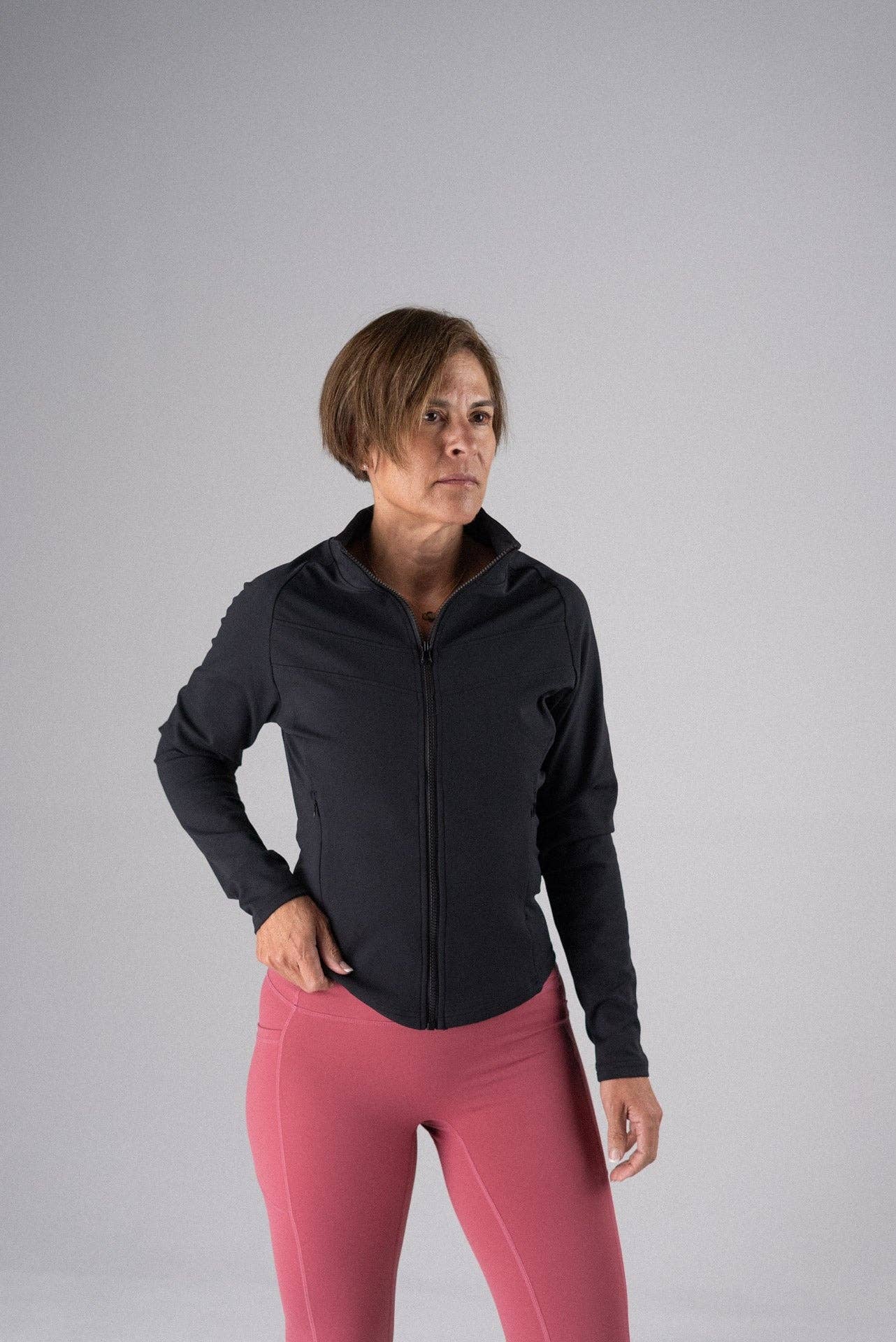 Alyth Active Motivate serene soft jacket - Black - WOMEN