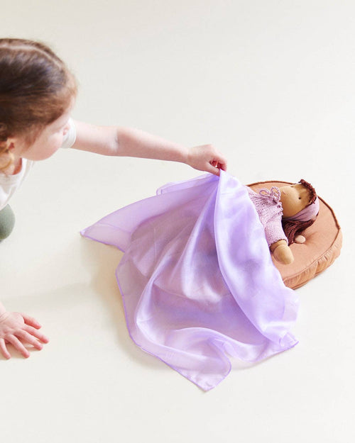 Lavender 100% Silk Mini Playsilk