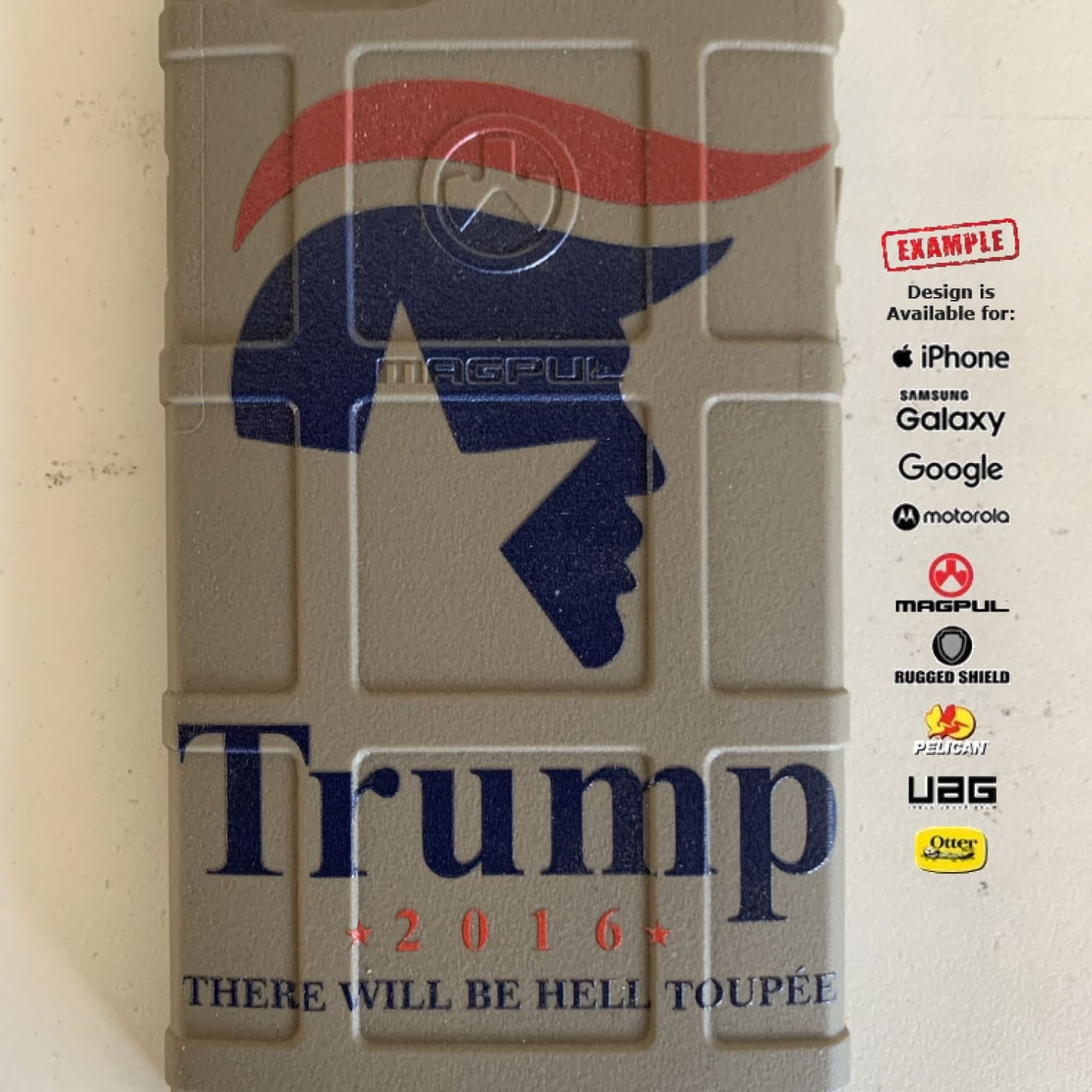CLEARANCE - Magpul Industries Custom UV-Laser Printed MAG484 Apple iPhone 6/6s ONLY TOUPEE Custom Printed Phone Case EGO103