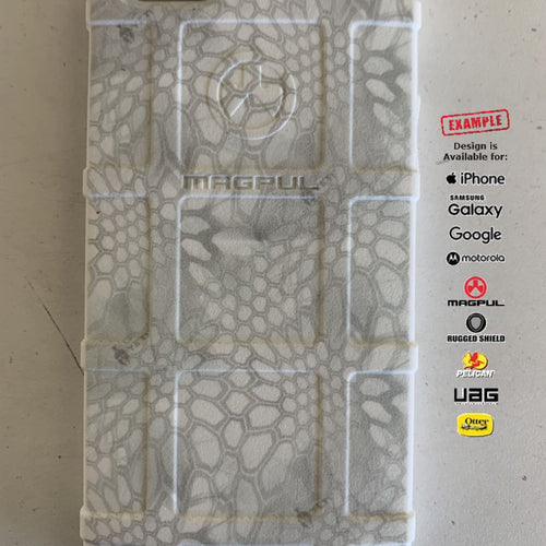 CLEARANCE - Magpul Industries Custom UV-Laser Printed Apple iPhone 5 iPhone 5S Only SNOW FKY  EGO122