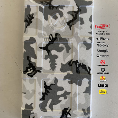 CLEARANCE - Magpul Industries Custom UV-Laser Printed MAG484 Apple iPhone 6/6s ONLY snow camp Custom Printed Phone Case EGO98