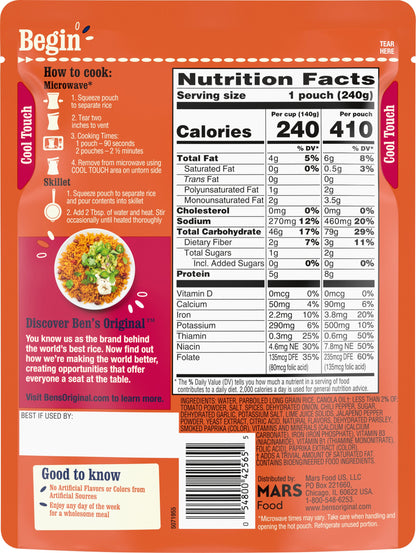 Ben's Original Spicy Mexican Ready Rice  - 8.5 OZ 12 Pack