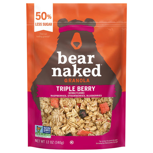 Bear Naked Low Sugar Triple Berry Granola - 12 OZ 6 Pack
