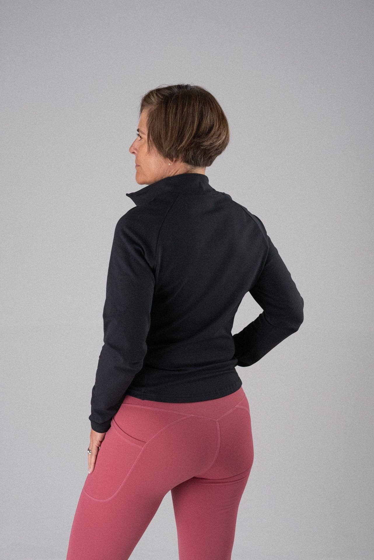 Alyth Active Motivate serene soft jacket - Black - WOMEN