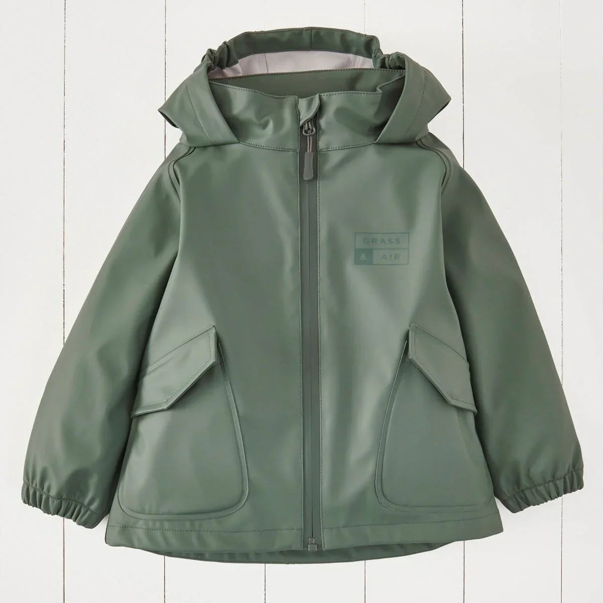 Grass & Air - Waterproof Rain Jacket - Khaki