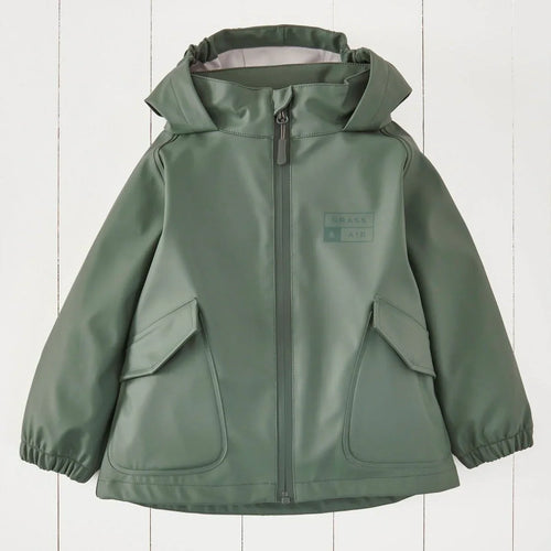 Grass & Air - Waterproof Rain Jacket - Khaki