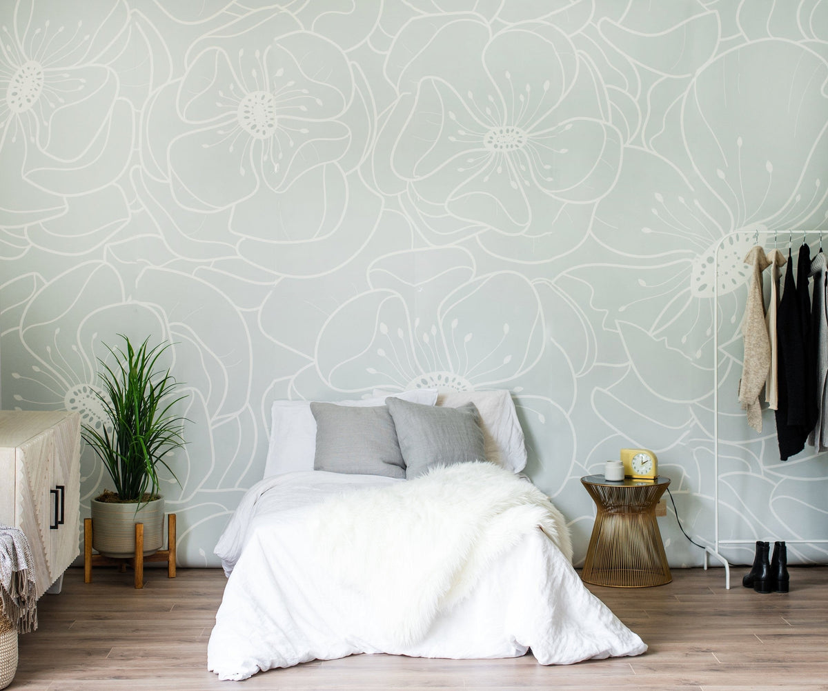 Hibiscus Mural