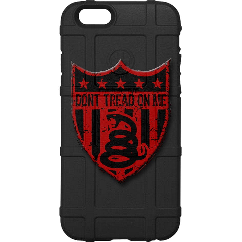 Don't Tread on Me Subdued Shield Custom Printed Case Design for Apple, Samsung, Google & Motorola Phone Models