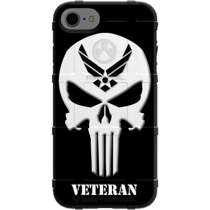 Army, Navy, Air Force, Marines, Coast Guard, National Guard, Veteran Punisher Custom Printed Case Design for Apple, Samsung, Google & Motorola Phone Models