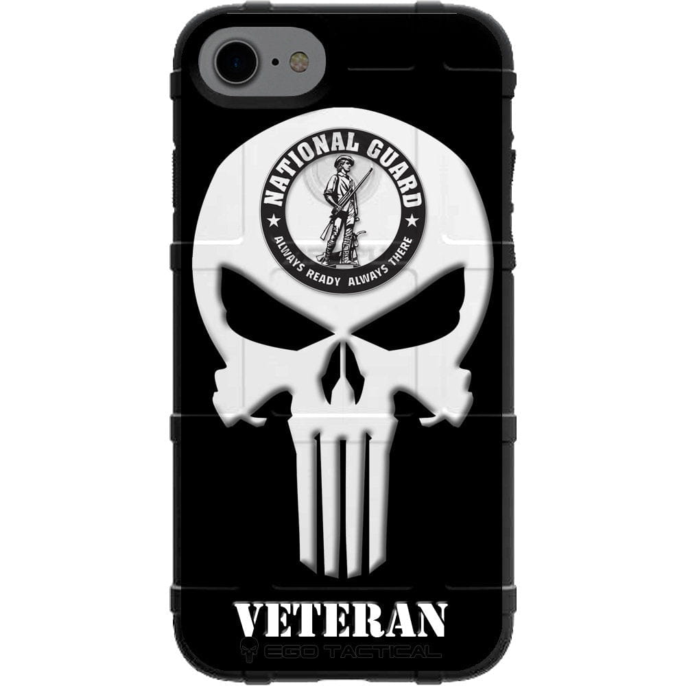 Army, Navy, Air Force, Marines, Coast Guard, National Guard, Veteran Punisher Custom Printed Case Design for Apple, Samsung, Google & Motorola Phone Models