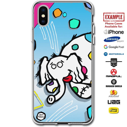 Jason Maloney Art Series: "80's Tippsy" New Wave Tippsy Limited Edition Custom UV-Printed Custom Printed Case Design for Apple, Samsung, Google & Motorola Phone Models