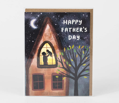 Happy Father's Day Window Greeting Card