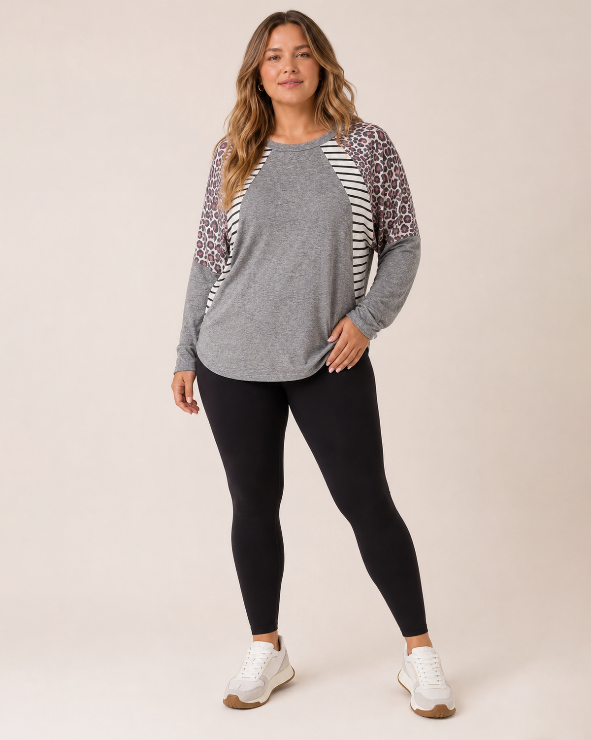 Mixed Muse Oversized Dolman Sleeve Tunic