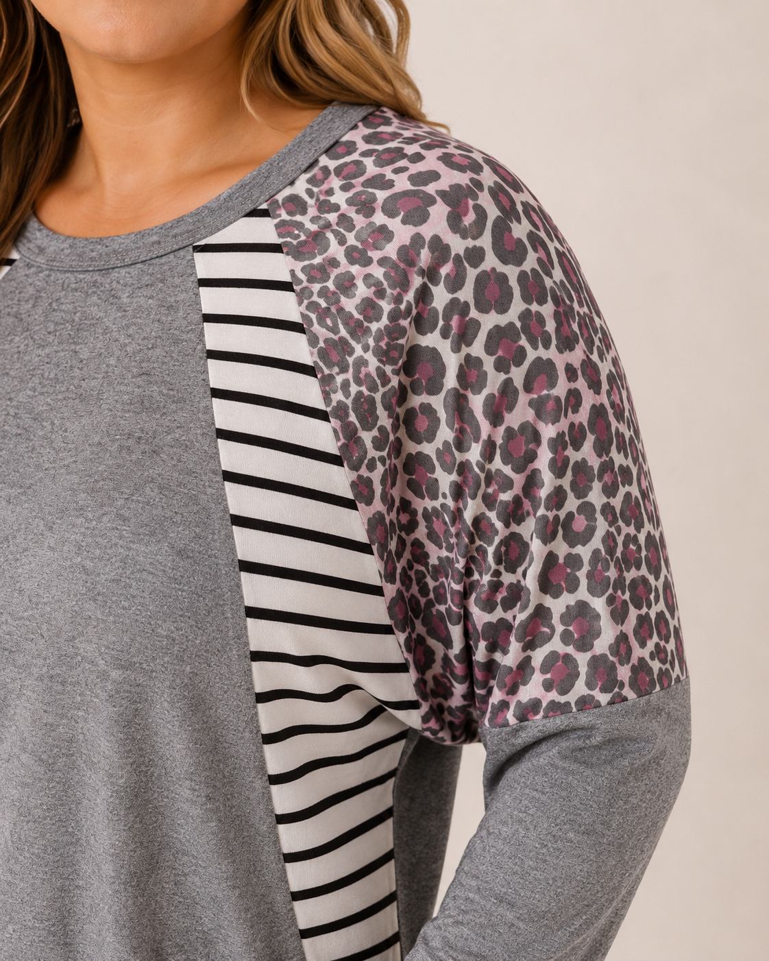 Mixed Muse Oversized Dolman Sleeve Tunic