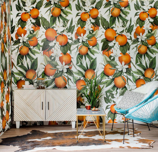 Blooming Citrus Wallpaper