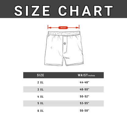 Sock Stack Pack Of 5 Mens Jersey Plus Size Boxer Shorts Cotton Classic Fit Breathable Button Fly Design Underwear 2XL To 6XL