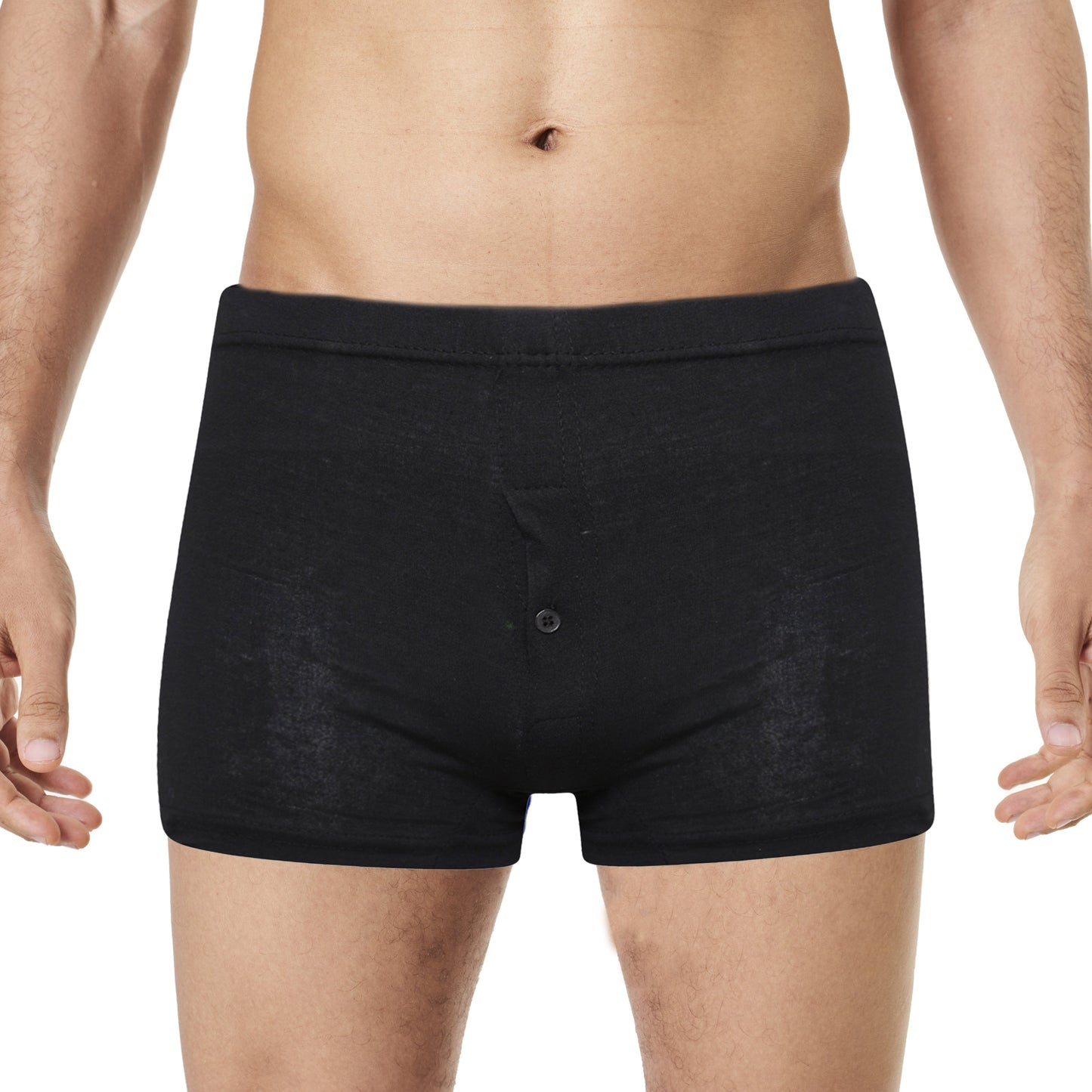 Sock Stack Pack Of 5 Mens Jersey Plus Size Boxer Shorts Cotton Classic Fit Breathable Button Fly Design Underwear 2XL To 6XL