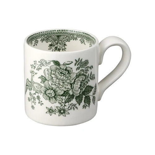 Burleigh Dark Green Asiatic Pheasants Half Pint Mug