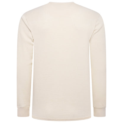 One Brand Crew Neck Waffle Knit T-Shirt
