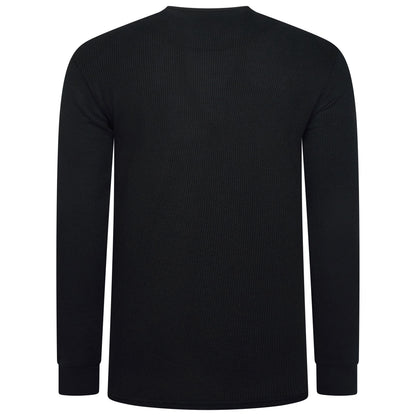 One Brand Crew Neck Waffle Knit T-Shirt