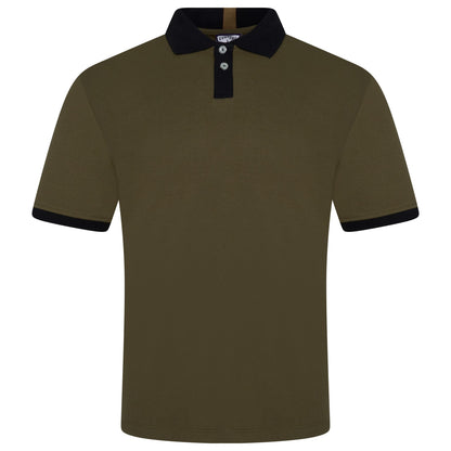 Evryone Contrast Collar Polo Shirt