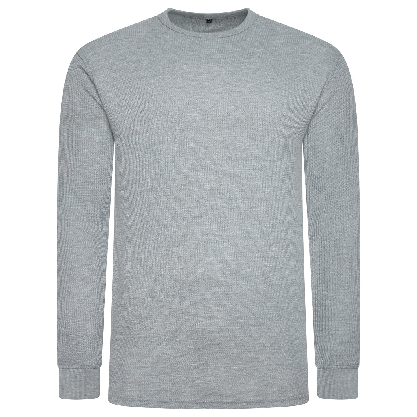 One Brand Crew Neck Waffle Knit T-Shirt