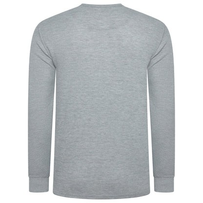 One Brand Crew Neck Waffle Knit T-Shirt