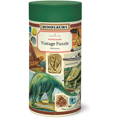 Dinosaurs, 1,000 Piece Puzzle - Cavallini